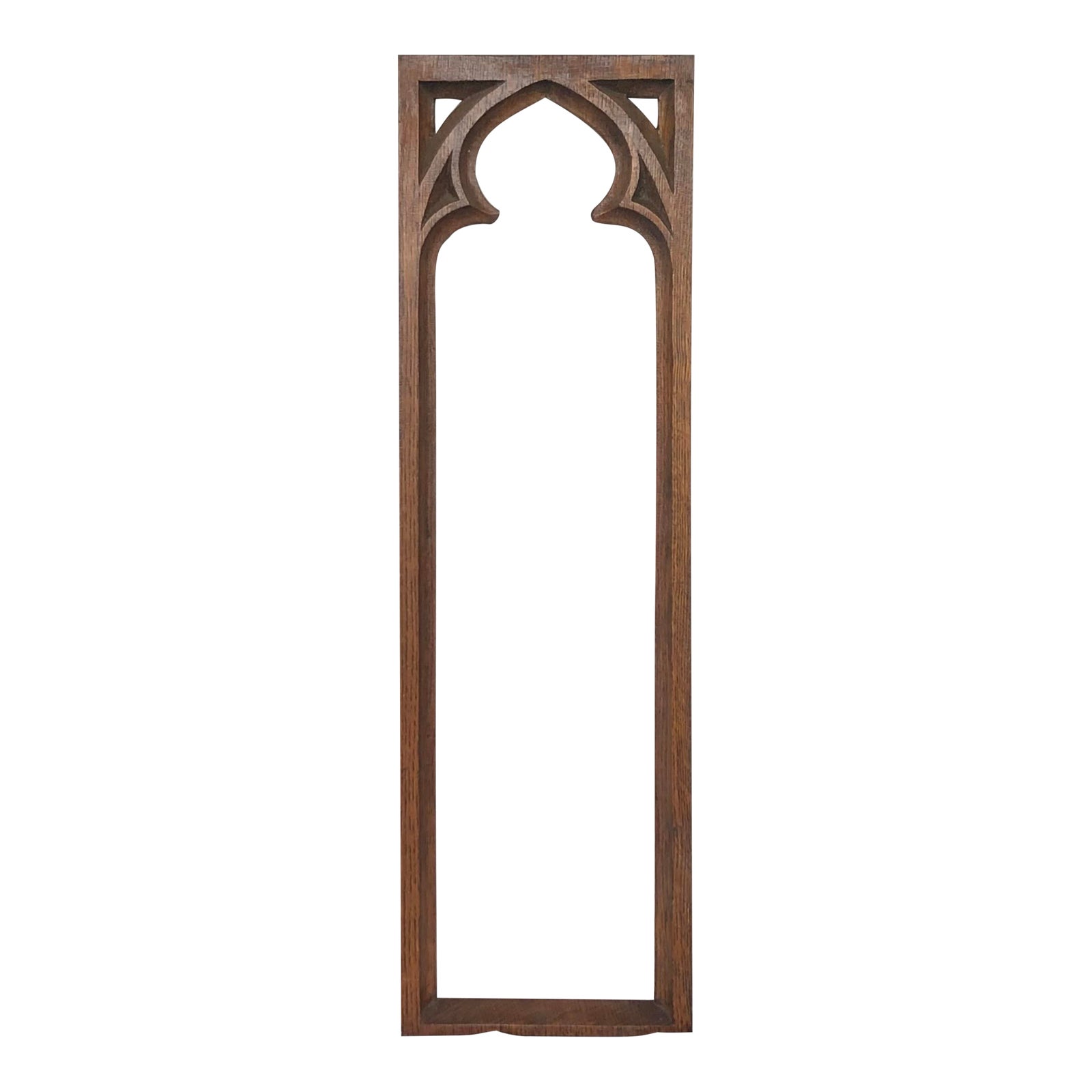 Antique Gothic Hand Carved Wood Panel Frame for Wall Decor Chairish