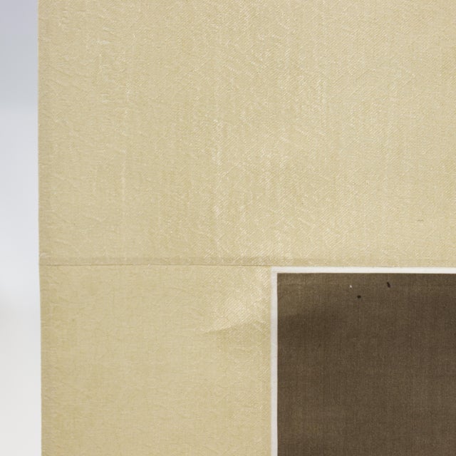 Vintage Chinese Imperial Consort Ancestor Portrait Scroll Painting on Silk in Blue Robe For Sale - Image 11 of 15