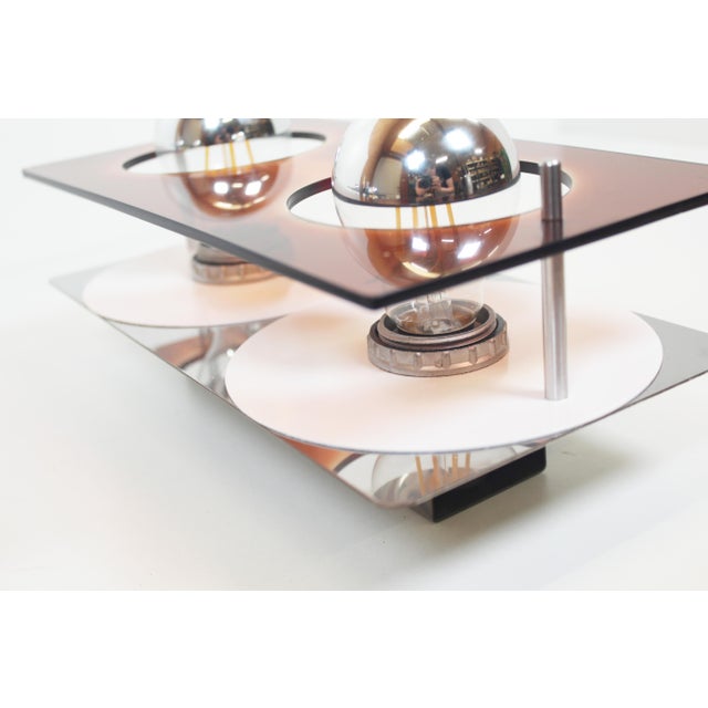 1970s Model Disco Acrylic Wall Lamps by Jocelyne Trocmé for Galerie Oxar, 1970s, Set of 2 For Sale - Image 5 of 8