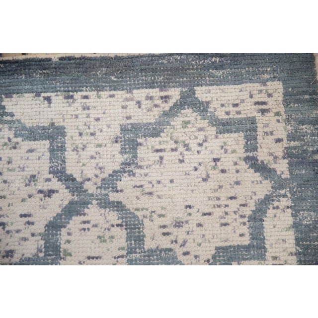 2020s Distressed Indian Moroccan Design Carpet - 6' x 8'9" For Sale - Image 5 of 9