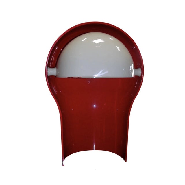 1960s Red Telegono Lamp for Artemide by Vico Magistretti For Sale - Image 5 of 5