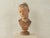 Wonderful terracotta bust "Candeur" (Innocence) by the French artist Henri Émile Allouard (1844-1929). The sculpture of an...