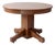Antique Arts & Crafts Oak Pedestal Dining Table For Sale