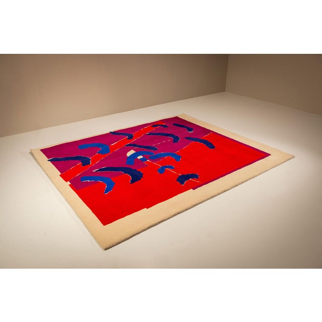 Large Wall Tapestry by Anneke Van Der Heijden, 1980s For Sale - Image 6 of 14