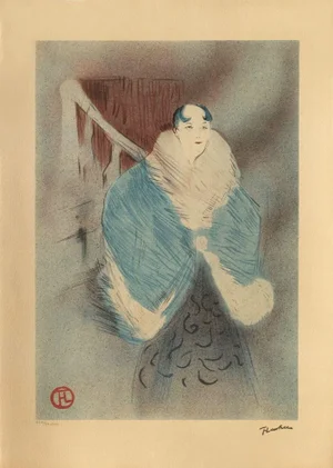 1995 After Henri Toulouse-Lautrec Elsa La Viennoise Lithograph