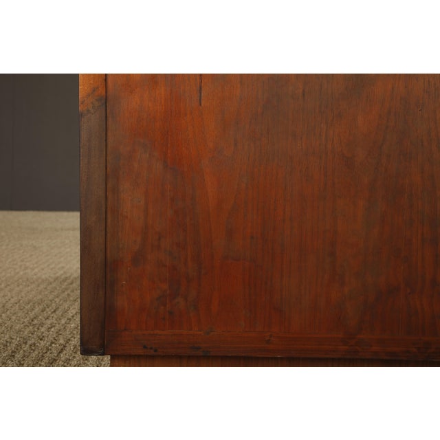 Vintage Mid-Century Brutalist Style End Table Wood Cabinet by Lane For Sale - Image 17 of 18