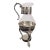 1980s Elegance Glass Coffee Carafe With Warming Stand, Ep Brass Silver Plated Tea Pot For Sale