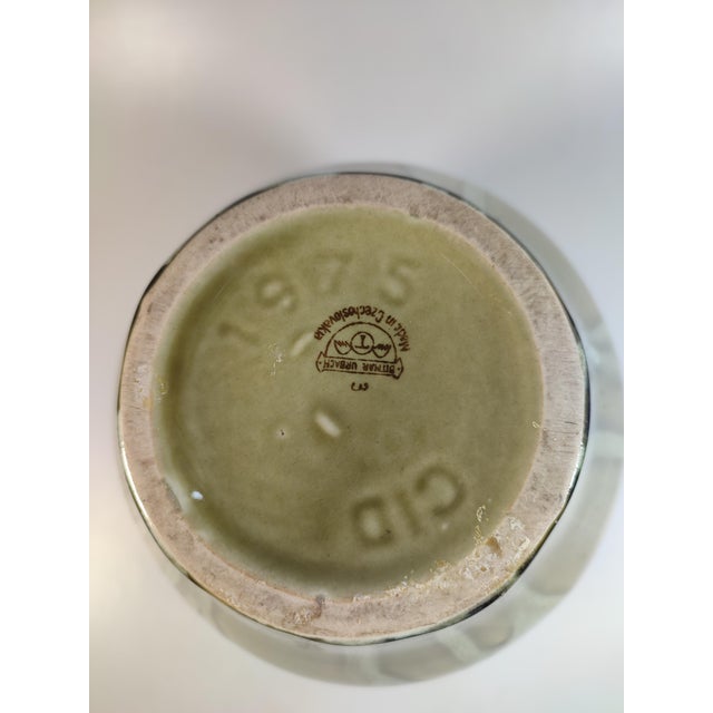 1970s Industrial Art Deco Vase by Ditmar Urbach, 1970s For Sale - Image 5 of 6