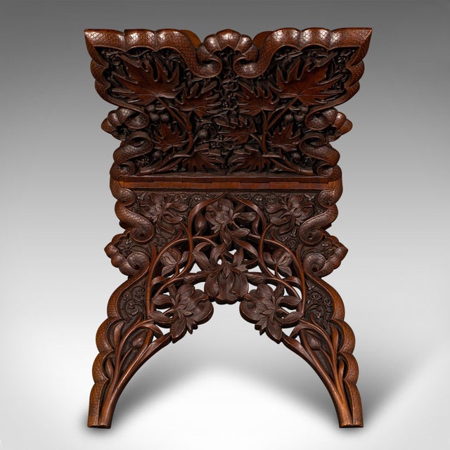 1900's Antique Club Lounge Magazine Stand For Sale - Image 6 of 9