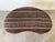 Vintage French Provincial Louis XVI-Style Kidney-Shaped Upholstered Vanity Stool Bench For Sale - Image 13 of 13