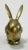 Mid-Century Modern Vintage Brass Bunny Rabbit Paper Weight For Sale - Image 3 of 6