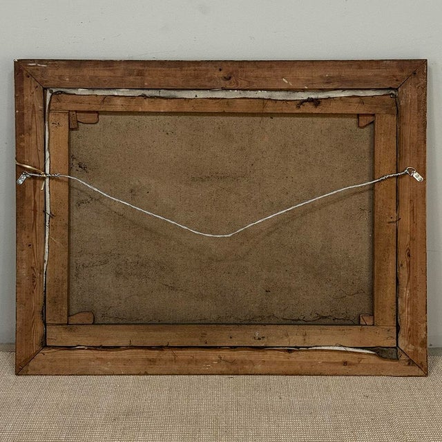 Framed Oil Painting on Canvas by Léon Dardenne (1865-1912) 'Lake View' For Sale - Image 16 of 16