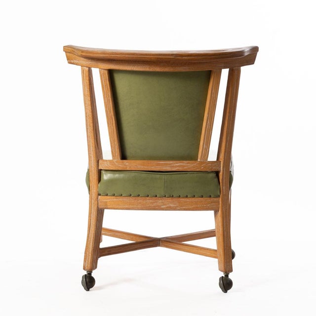 Mid-Century Modern Vintage Brandt Ranch Oak Game Table and 4 Chairs For Sale - Image 3 of 12