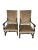 Set of Large Antique French Victorian Walnut Armchairs For Sale