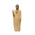 Ceramic Chinese Tan Ceramic Standing Amitabha Shakyamuni Buddha Statue For Sale - Image 7 of 7