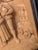 Antique Tyrolean Wood Carved Relief with Family Scene by Hugues Steiner for Franz Unterberger, 1890s For Sale - Image 3 of 6