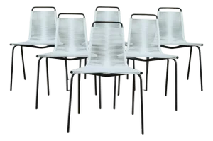 Set of Six PK-1 Dining Chairs by Poul Kjaerholm