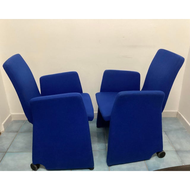 Modern Fabric Armchairs from Emmegi, 1990s, Set of 2 For Sale - Image 3 of 10