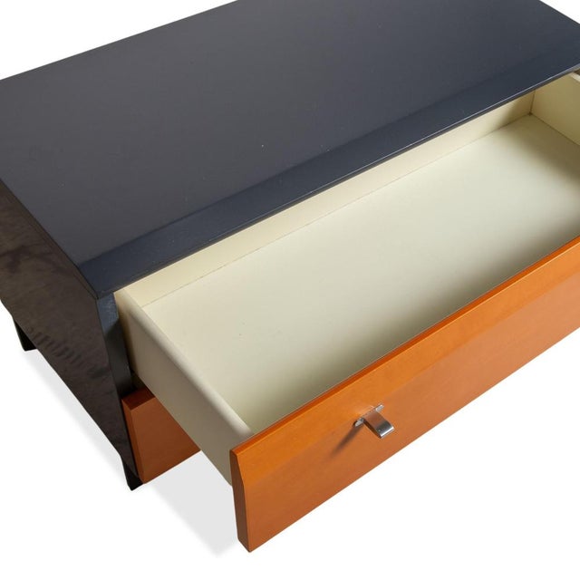 Wooden Bed and Nightstand from Lübke, Set of 2 For Sale - Image 10 of 18