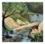 Beautiful Big Sur stream landscape by California Plein air artist Weaver (American, 20th Century). Signed "Weaver" lower...