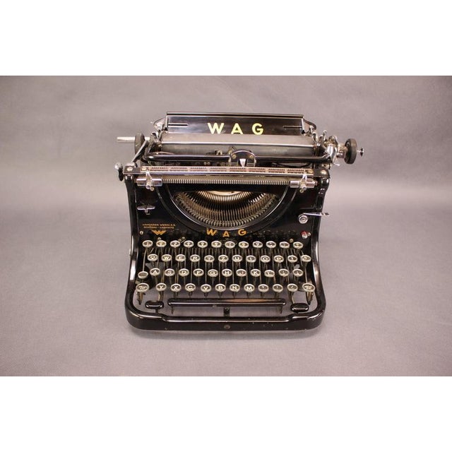 Exceptional original wag typewriter dating from circa 1935, manufactured by wanderer werke a.g. In schönau–chemnitz,...