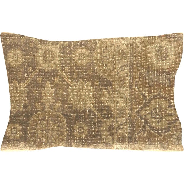 Traditional 1960s Turkish Oushak Pillow For Sale - Image 3 of 3