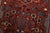 Hamedan Rug 2’10” X 4’6” Red Wool Vintage Tribal Hand-Knotted Carpet For Sale - Image 4 of 10
