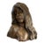 Antique 1858 Emmanuel Villanis Cast Bronze of a Young Girl on Marble Stand For Sale