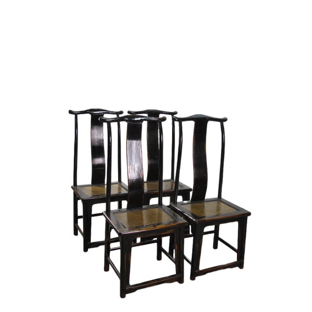 Black Vintage Chairs, Set of 4 Chairish