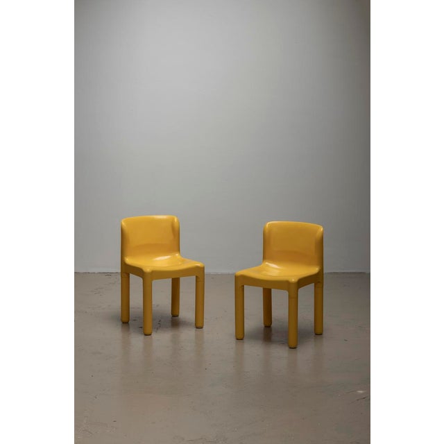 Vintage Chairs by Carlo Bartoli for Kartell, 1970s, Set of 10 For Sale - Image 3 of 11