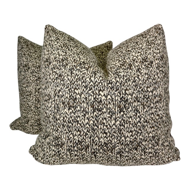 Rosemary Hallgarten "Cache" in Haute 22" Pillows-a Pair For Sale