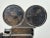 Metal Early 20th Century Small Art Deco Movie Director Reel Camera Classic Car Mascot Sculpture With Verdigris For Sale - Image 7 of 13