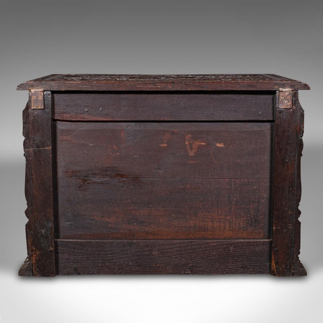 Antique oak blanket box hot sale