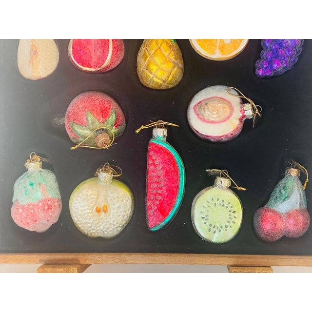 2000 - 2009 Gorgeous Vintage Thomas Pacconi Fruit Set Christmas Ornaments Delicious For Sale - Image 5 of 7