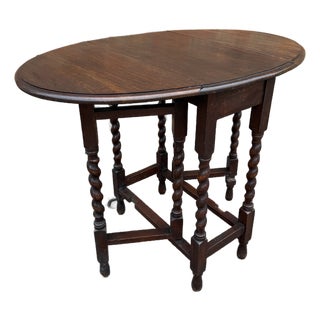 19th Century English Gateleg Table For Sale