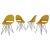 Mid-Century Yellow Fiberglass Dining Chairs by M. Navratil, 1960s, Set of 4 For Sale - Image 16 of 16