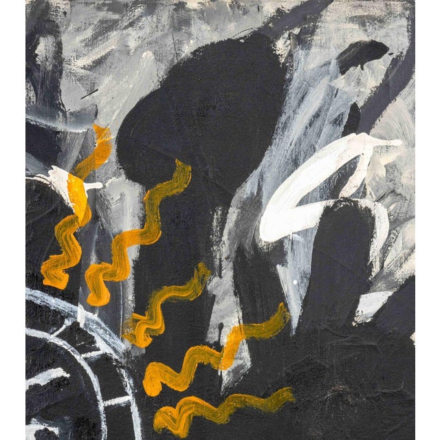1960s Walter Gaudnek "Alice's Sun God" Oil on Canvas, 1969 For Sale - Image 5 of 10