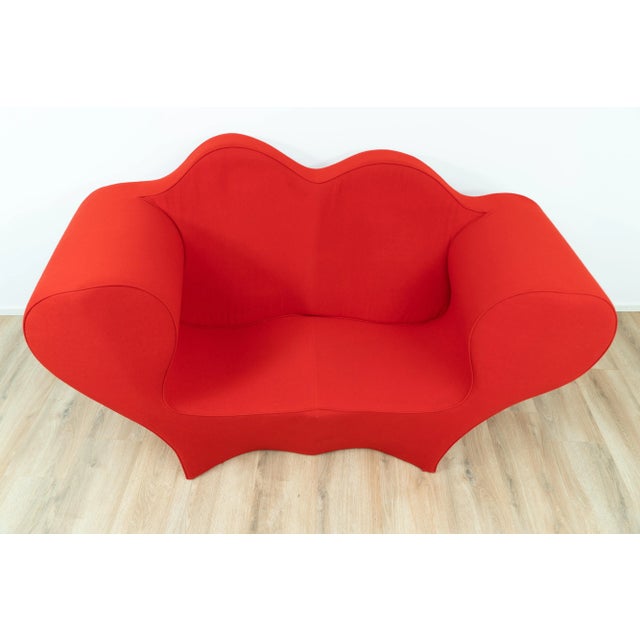 Textile Double Big Soft Easy Sofa by Ron Arad for Moroso, 1990s For Sale - Image 7 of 13