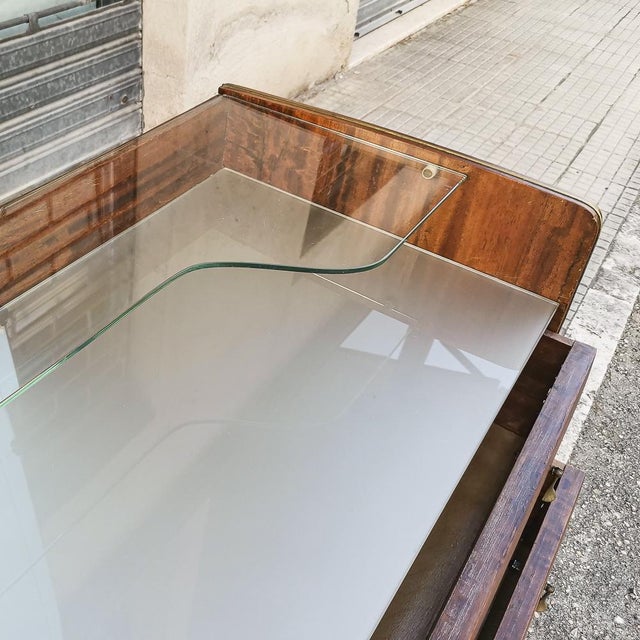 Wood Mid-Century Dressing Table with Mirror, Italy, 1960s For Sale - Image 7 of 18