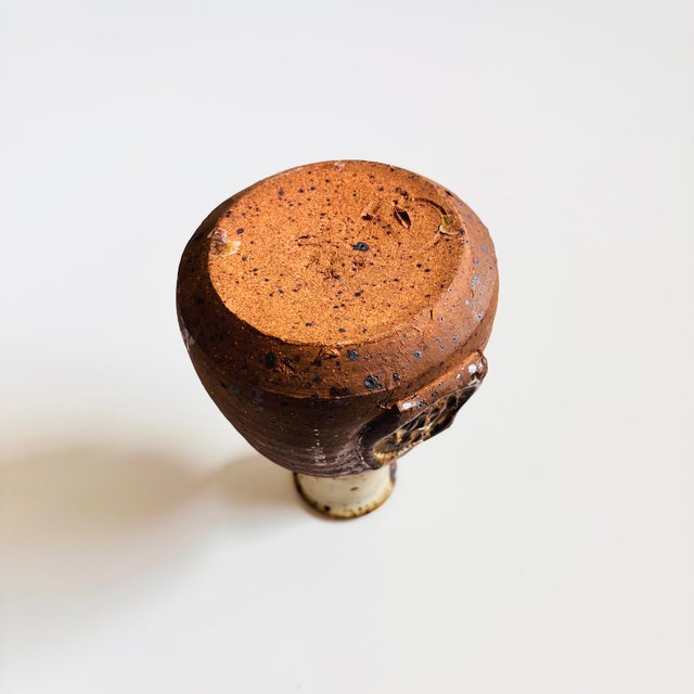 Studio Pottery Candle Holder For Sale - Image 11 of 12