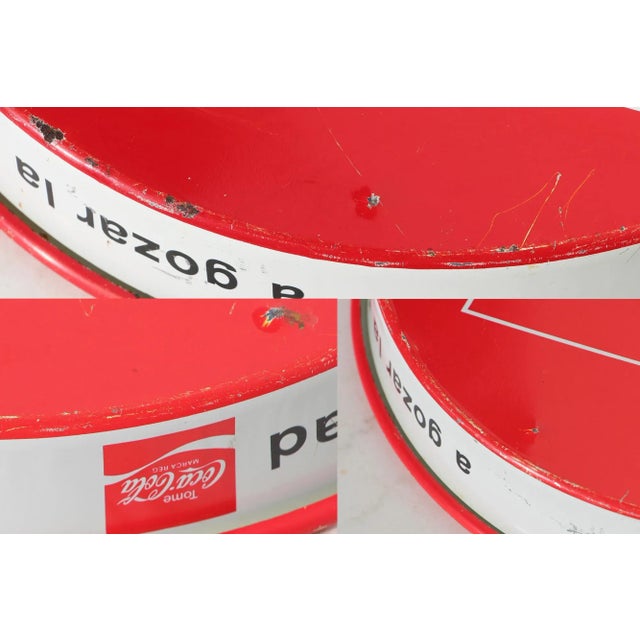 1970s Rare Coca-Cola Advertising Serving Tray, Venezuela For Sale - Image 12 of 13