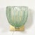 Modern Modernist Hand-Blown Sea Green Fluted Pulegoso Murano Glass & Brass Sconces For Sale - Image 3 of 13