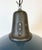 Mid-Century Modern Industrial Blue Enamel Factory Lamp with Cast Iron Top, 1960s For Sale - Image 3 of 18