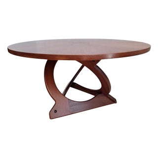 Mid-Century Modern Danish Sunburst Coffee Table by Soren Georg Jensen for Kubus, 1960s For Sale
