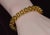 Early 21st Century Vintage Fope Flex It Solid 18k Gold Pearl Open Cuff Bangle Bracelet For Sale - Image 5 of 13