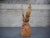Vintage wooden figurine original condition eagle statue.