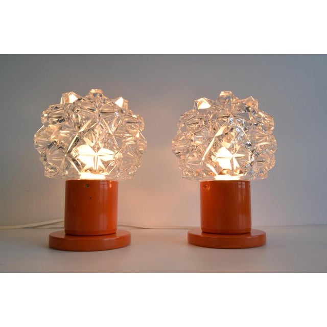 Wall Lamps from Kamenický Šenov, 1970, Set of 2 For Sale - Image 9 of 16