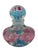Elevate your vanity with this handcrafted Joe St. Clair perfume bottle paperweight featuring cheerful pink and blue...
