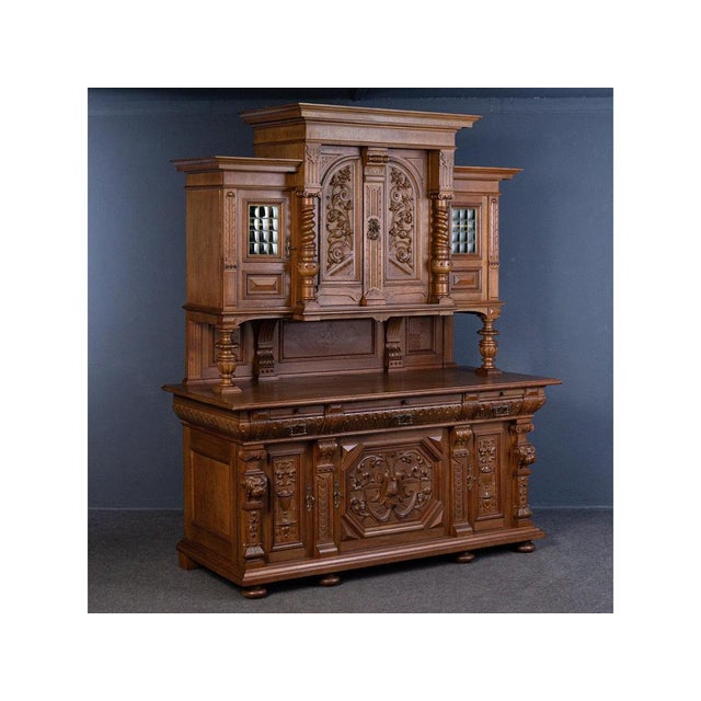 large buffet cabinet Epoch & style: Wilhelminian period - second half of the 19th century Features - elegant and...