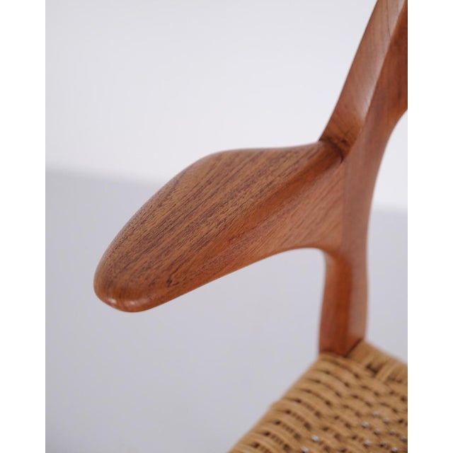 Model 55 Dining Chair in Teak & Woven Seat by N.O Møller For J.L. Møllers, 1960s For Sale - Image 13 of 15